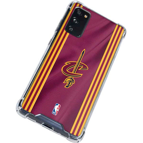 NBA Cleveland Cavaliers Jersey Galaxy S20 FE Clear Case